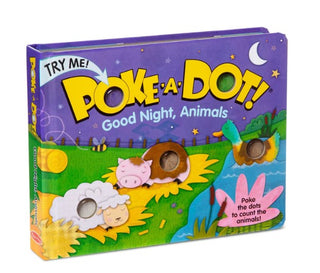 Melissa & Doug Poke-A-Dot Good Night, Animals Book