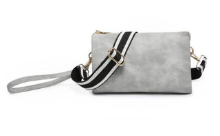 Jen & Co Izzy Crossbody Light Grey Smooth M2056