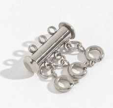 Layer Me Triple Strand Magnetic Layering Clasp Silver