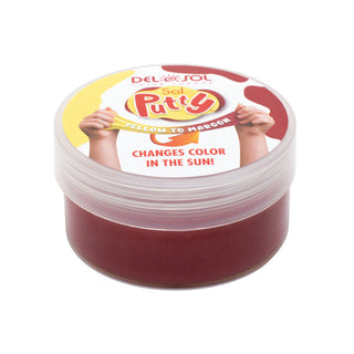 Del Sol Color Changing Putty Yellow to Maroon