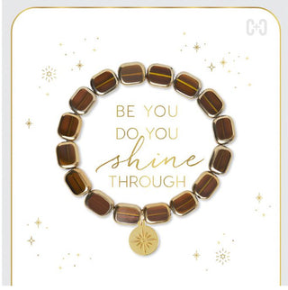 Coco & Carmen Be You Bracelet Chocolate