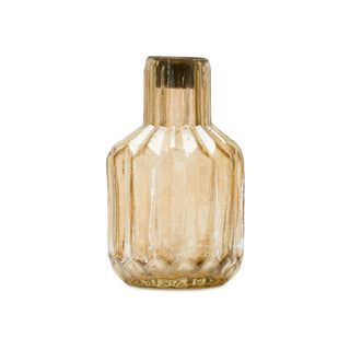 Gold Glass Candleholder