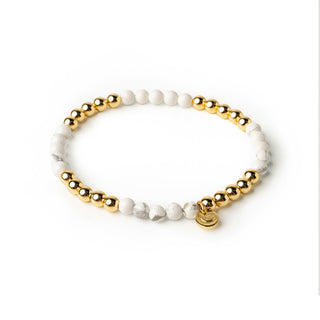 Soul Stacks Bracelet Bar White Howlite