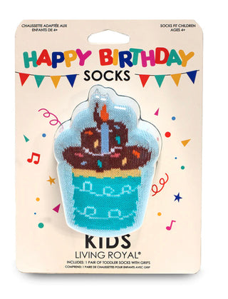 Living Royal Kids Cupcake 3D Crew Socks