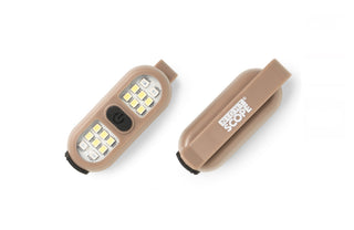 Night Scope LED Rechargeable Clip On Light Tan