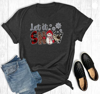 The Way Down South Leopard Let It Snow T-Shirt