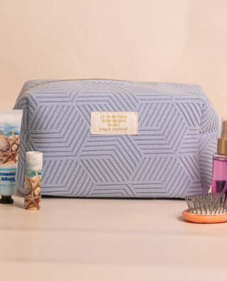 Simply Southern Terry Cosmetic Bag Ice