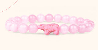 Fahlo Polar Bear Bracelet Northern Light Pink