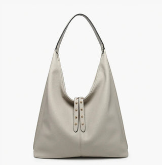 Jen & Co Tori Slouchy Hobo Light Grey M2621