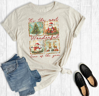 The Way Down South It's The Most Wonderful Time Graphic Tee Oat