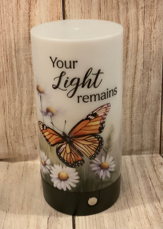 Memorial LED Tabletop Light Your Light Remains
