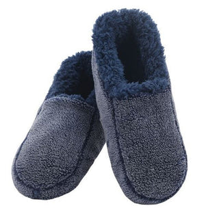 Snoozies Men's Navy Two Tone Slippers