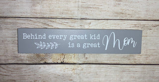 Great Mom Block Sign