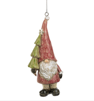 Santa Gnome Ornament
