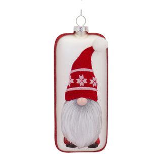 Glass Gnome Ornament