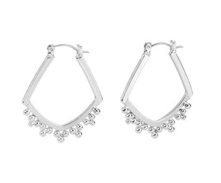 Whispers Rhomubs Ball Hoop Earrings WN003046/47