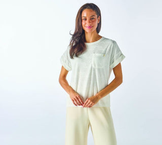 Simply Southern Short Sleeve Tee Terry Ivory