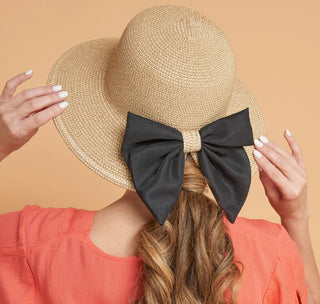 Elsie & Zoey Zaya Boho Hat Black Bow