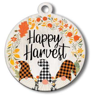 Happy Harvest Gnome Adoornament