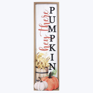Fall Porch Sign w/LED Light