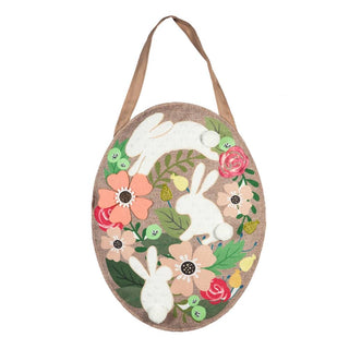 Spring Bunnies Door Decor