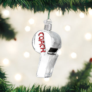 Old World Christmas Coach’s Whistle