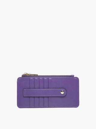 Jen & Co Saige Slim Wallet Dark Purple WL1889