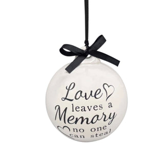 Remembrance Ornament Love Leaves a Memory