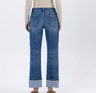 Lovervet High Rise Single Cuff Ankle Straight LV1608