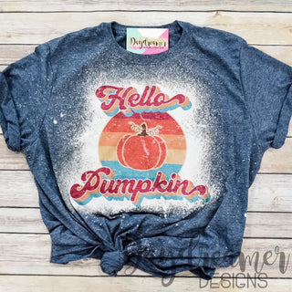 Daydreamer Designs Hello Pumpkin Graphic T-Shirt