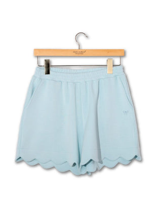Simply Southern Scalloped Shorts Robins Egg
