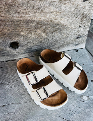 Very G Jazmin Platform Sandal Cream