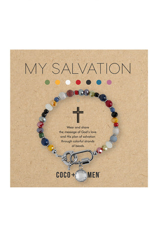 Coco+Carmen My Salvation Padlock Bracelet Silver