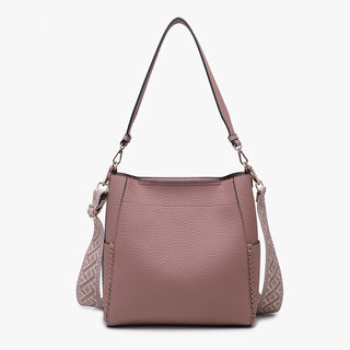 Jen & Co Penny Bucket Bag Dusty Rosewood M2070