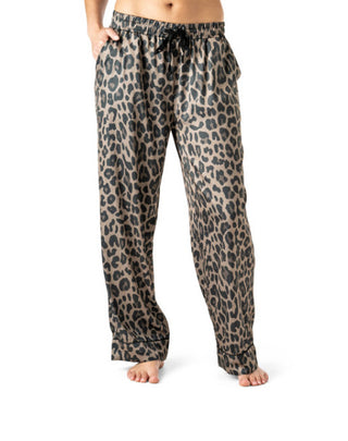 Hello Mello So Lovely Satin Pajama Pant Cats Meow