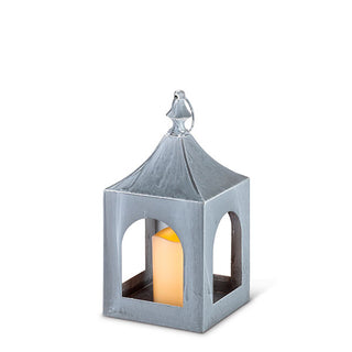 Grey Metal Lantern