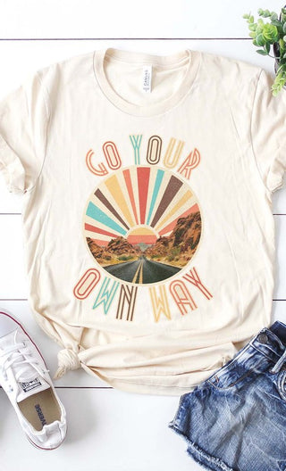Kissed Apparel Go Your Own Way Retro T-Shirt