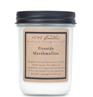 1803 Fireside Marshmallow Soy Jar Candle