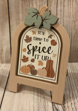 Fall Tabletop Easel Spice It Up