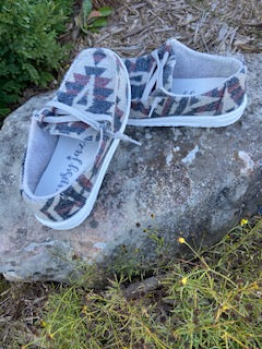 Gypsy Jazz Callie Navy Aztec Slip On Loafers