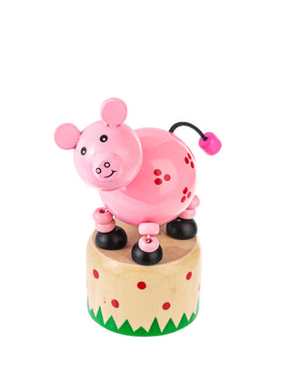 Push Puppet Pink Pig