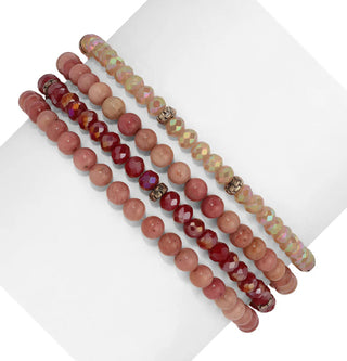 My Fun Color Spiritual Gemstone Bracelet Rhodochrosite