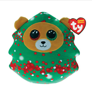 Ty Squish A Boo Everett Christmas Tree Bear
