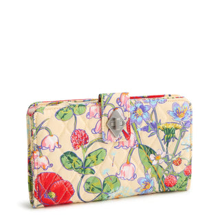Vera Bradley Turnlock Wallet All the Pretty Flowers