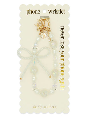 Simply Southern Phone Wristlet Pearl Big