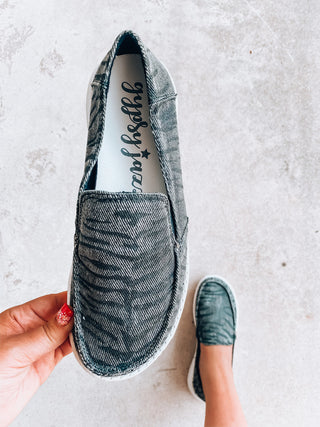 Gypsy Jazz Sami Slip On Charcoal