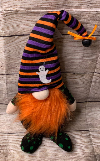 Halloween Plush Gnome 10”H