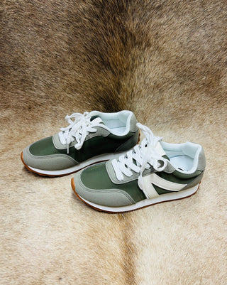 Very G Joel Lace Up Sneakers Olive