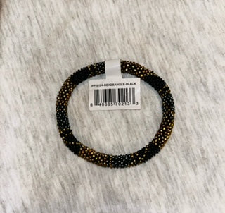 Simply Southern Bead Bangle Black Style 4