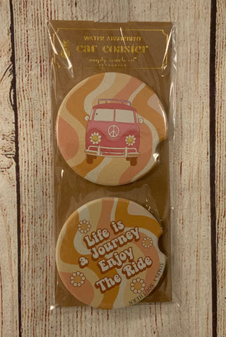 Simply Southern Car Coaster Set Enjoy the Ride